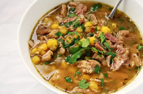 Stay Warm with Some of My Favorite Soups and Stews | Posole: Pork and Hominy Soup | The Noshery