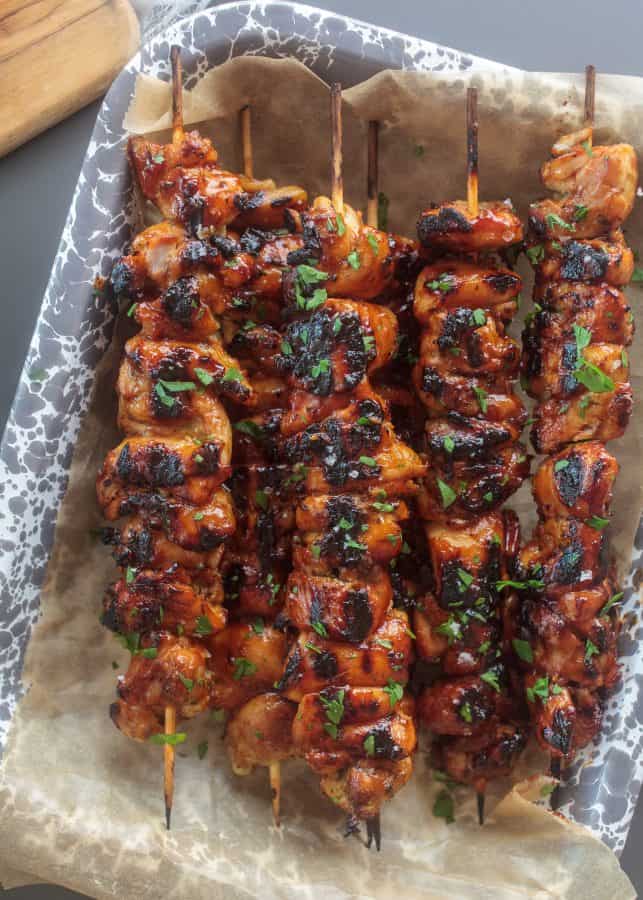 Chicken Pinchos (Puerto Rican Skewers)