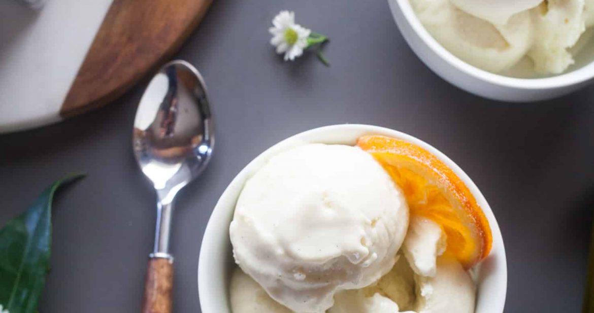 Orange Blossom & Olive Oil Gelato The Noshery