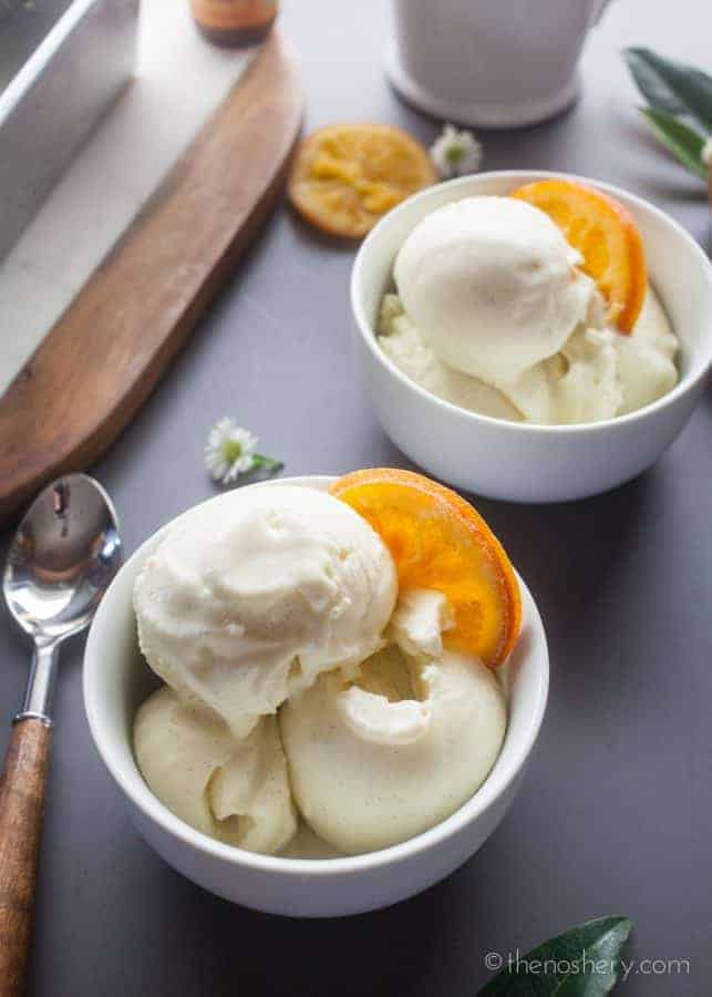 Orange Blossom & Olive Oil Gelato | The Noshery