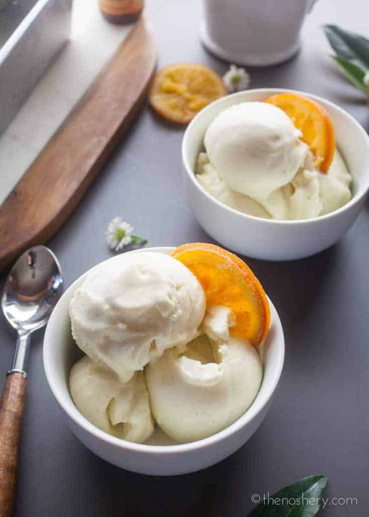 Orange Blossom & Olive Oil Gelato