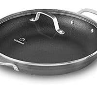 Calphalon 1932337 Classic Nonstick Everyday Chef Pan with Cover, 12", Grey