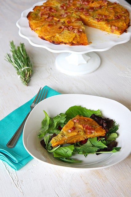 Rosemary & Havarti Sweet Potato Torte