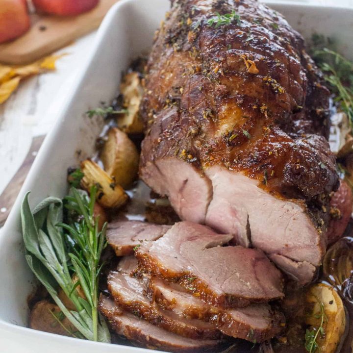 Made In Winter Pork Roast with Apple Cider Gravy - nocrumbsleft