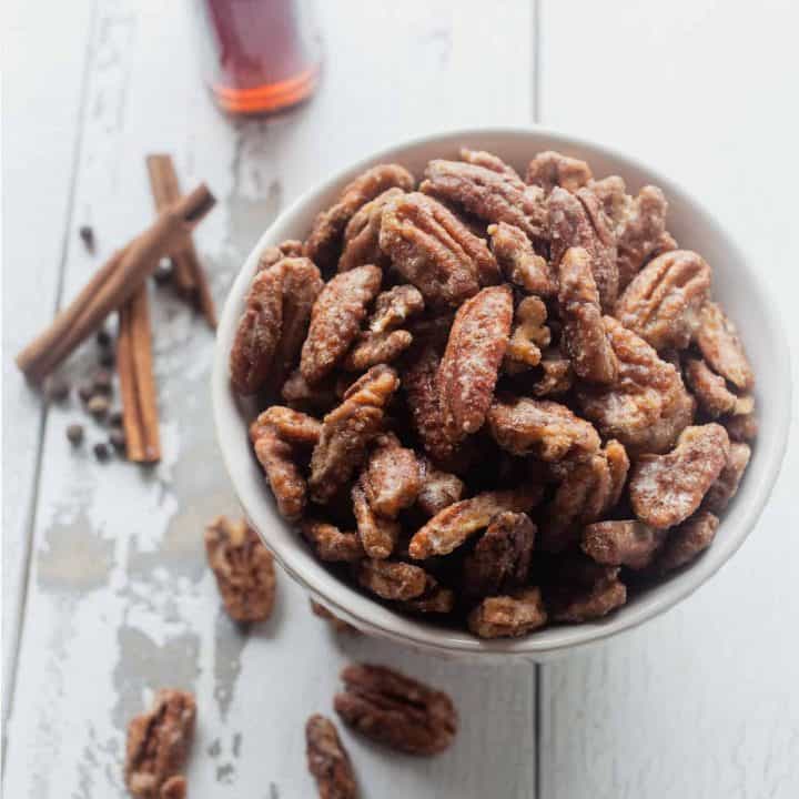 Easy Skillet Spiced Candied Pecans-image