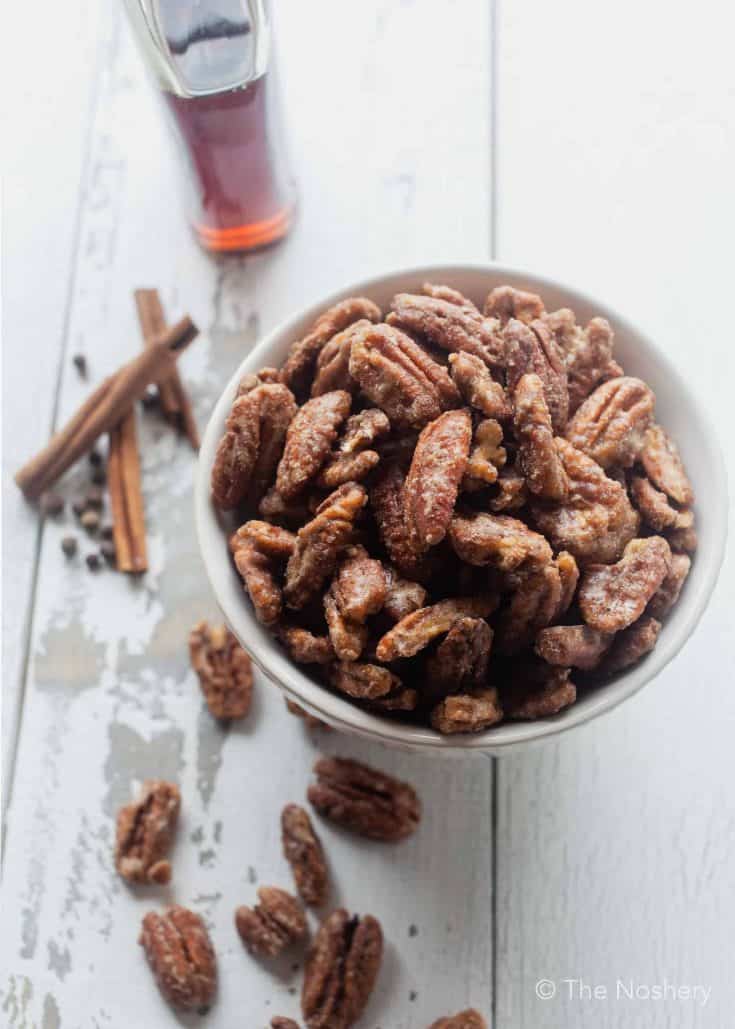 Easy Skillet Spiced Candied Pecans