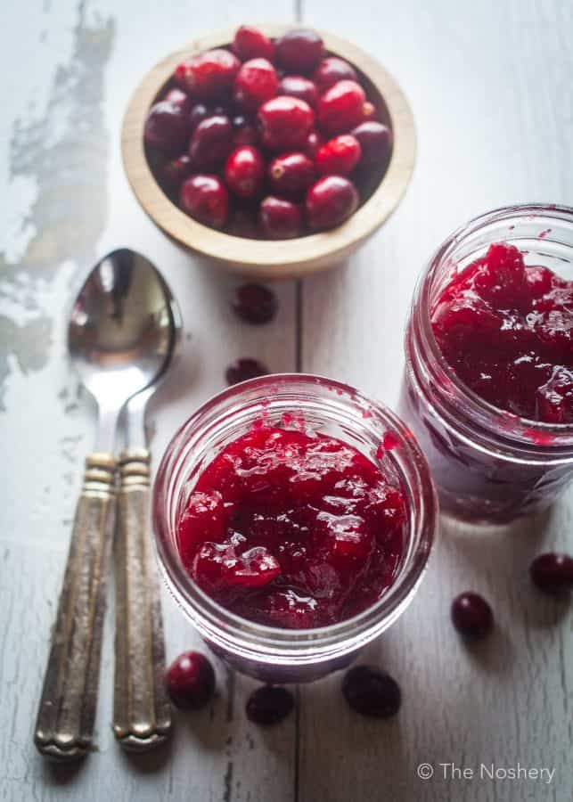 Homemade Spiced Cranberry Sauce | The Noshery