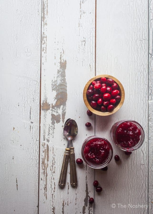 Homemade Spiced Cranberry Sauce | The Noshery