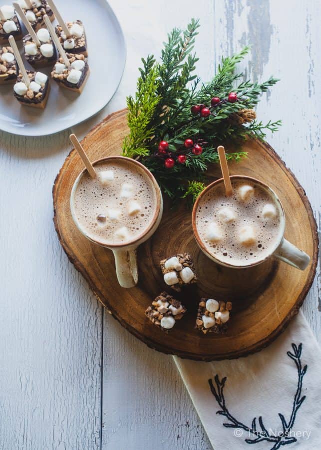 Peanut Butter Hot Chocolate Sticks | The Noshery