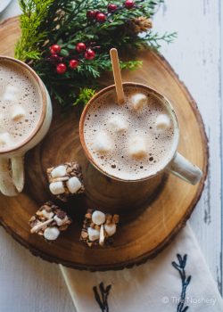 Peanut Butter Hot Chocolate Sticks - The Noshery