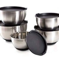 PriorityChef 5 Piece Mixing Bowls With Lids