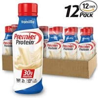 Premier Nutrition Protein High Protein Shake, Vanilla, 14 Fl Oz, Pack of 12