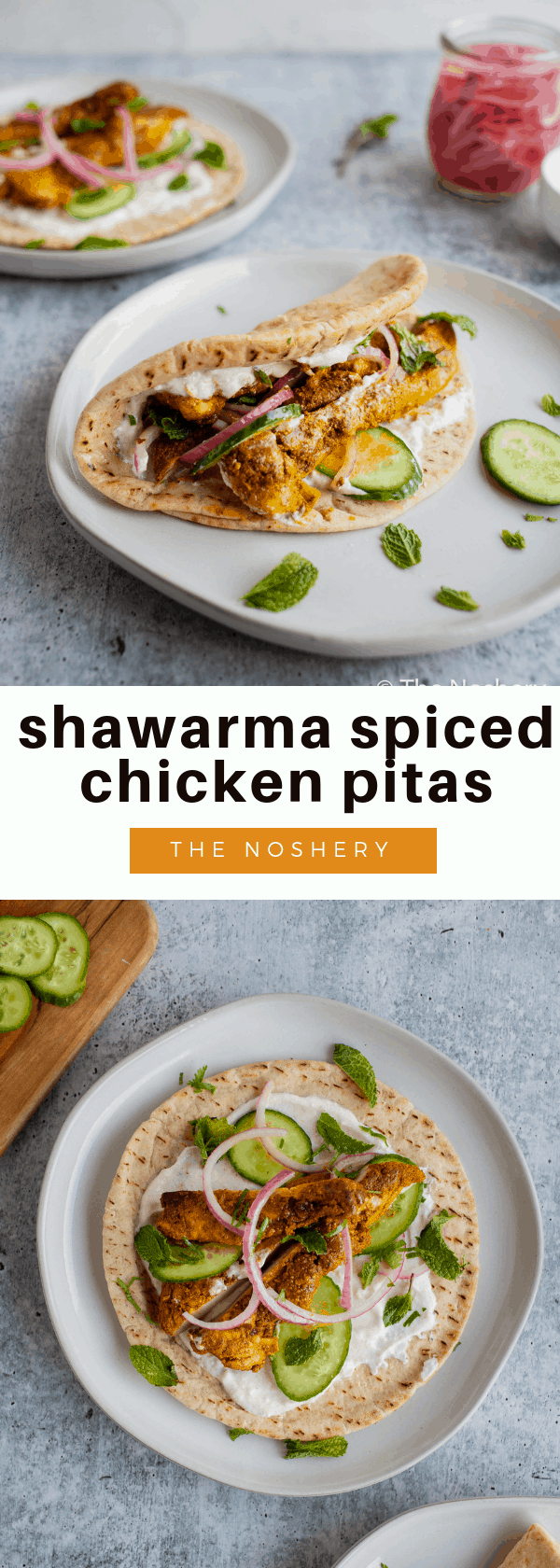 Chicken Shawarma Wraps - The Noshery