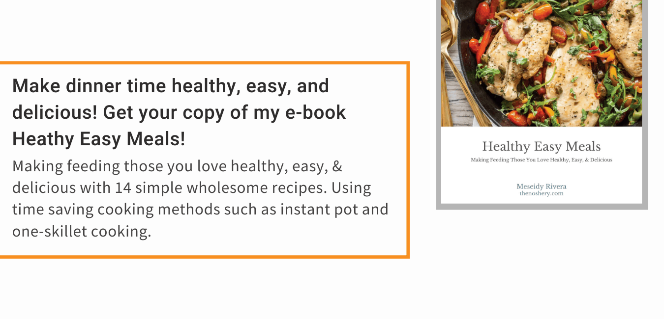 Healthy Easy Meals | Making Feeding Those You Love Healthy, Easy, & Delicious