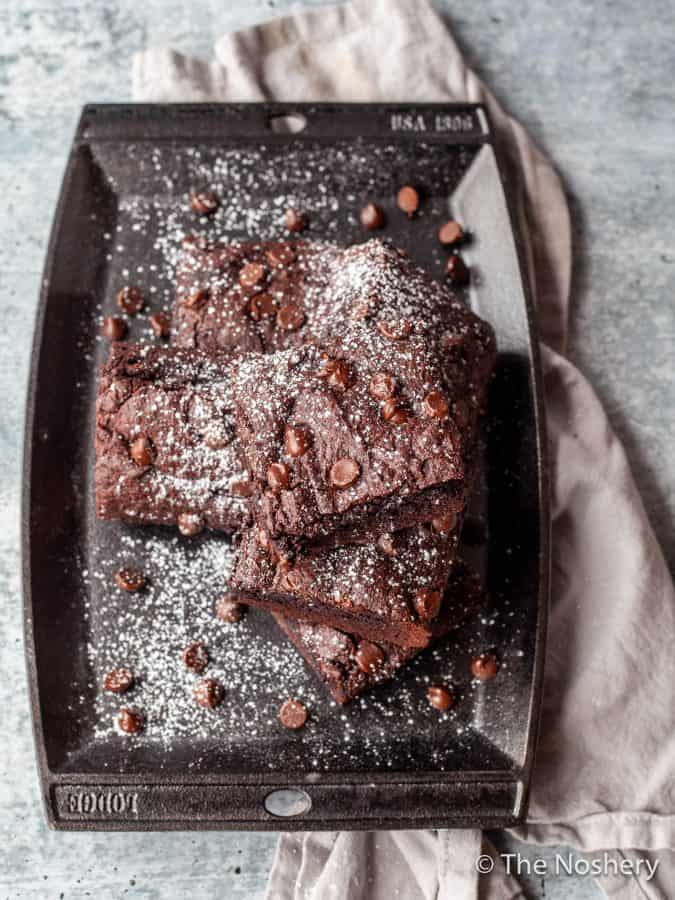 Double Dark Chocolate Brownies Recipe | The Noshery