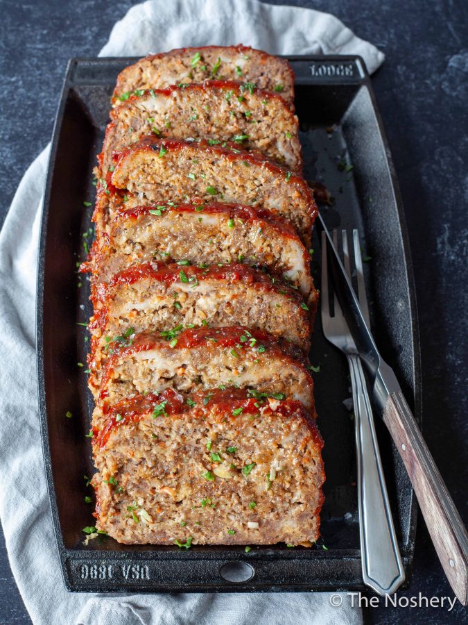 The Best Classic Meatloaf Recipe | Every kitchen needs a classic meatloaf recipe. This easy dinner comes out of the oven tender, flavorful, and filling with a delicious topping. | The Noshery