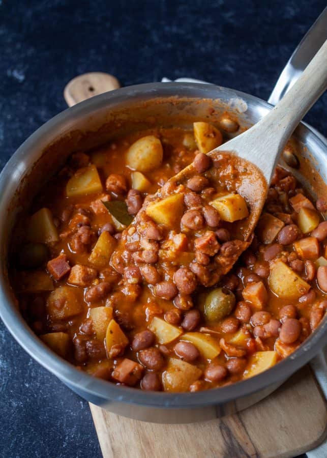 Habichuelas Guisadas (Puerto Rican Stewed Beans) | The Noshery