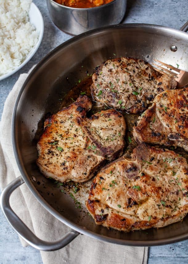 Chuleta Frita (Puerto Rican Fried Pork Chops) - The Noshery