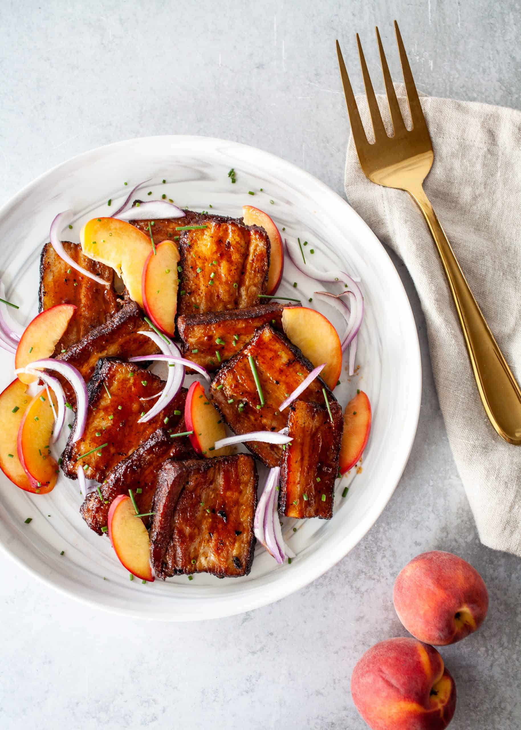 Sweet and Sticky Sous Vide Pork Belly - A Duck's Oven