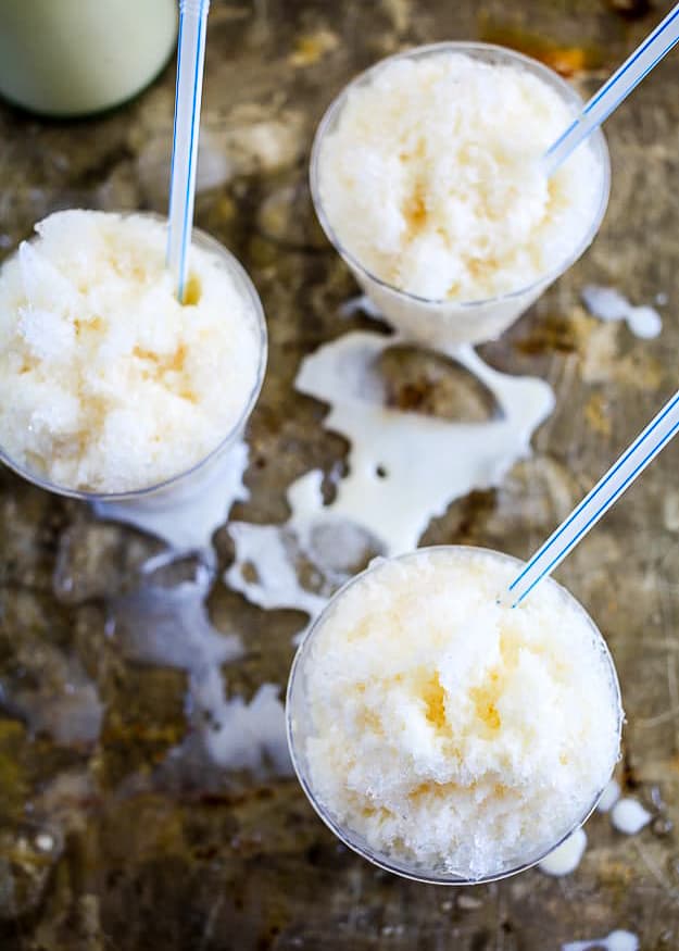 Piragua de Crema (Sweet Cream Shaved Ice) | The Noshery