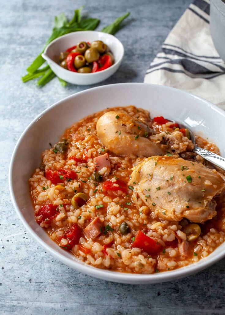 Easy Instant Pot Puerto Rican Rice & Chicken