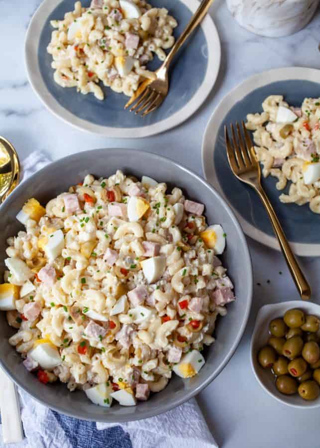 Ensalada de Coditos (Puerto Rican Macaroni Salad) - The Noshery